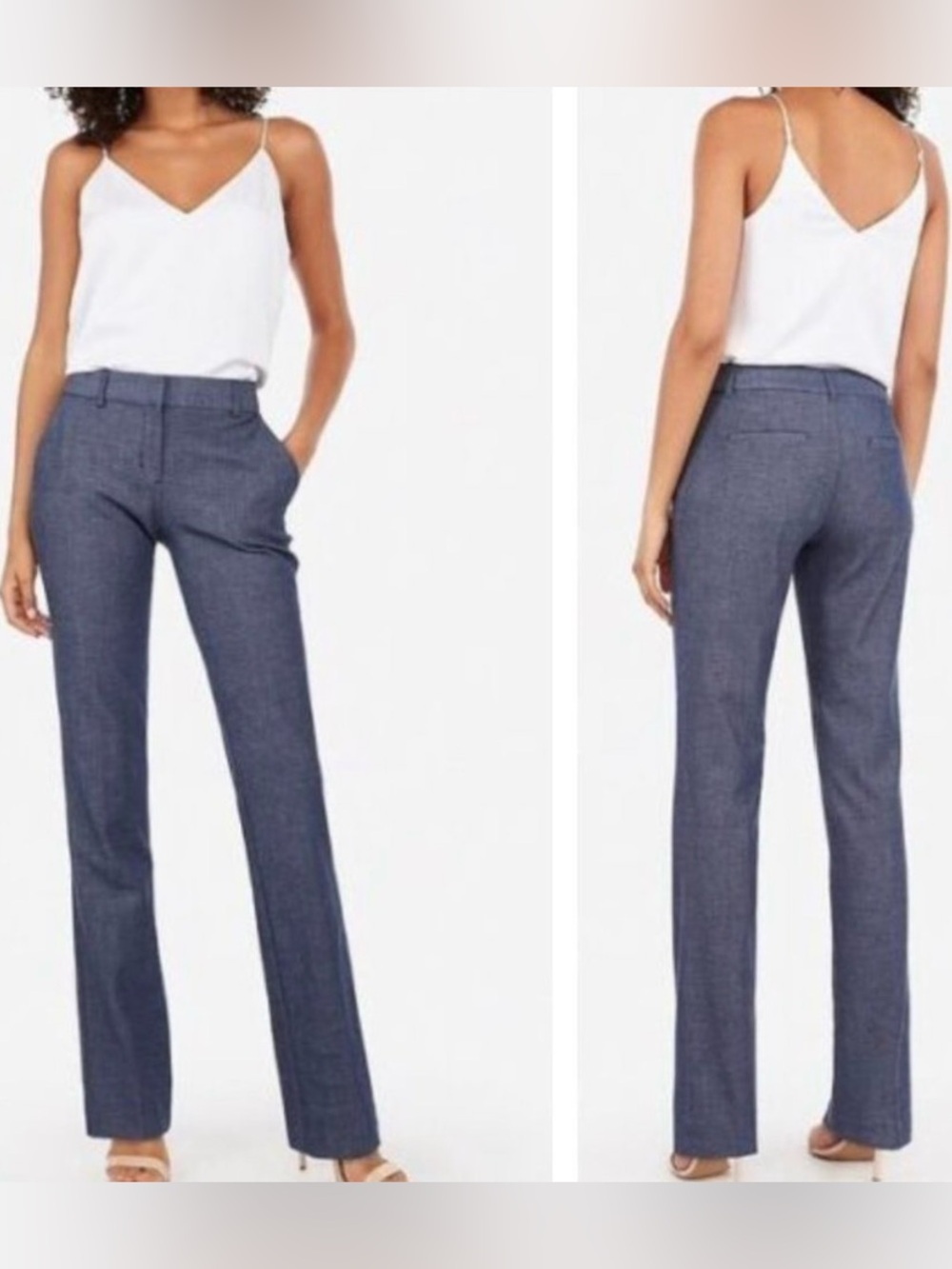 EXPRESS Mid Rise Barely Boot Columnist Pant | Size 6R